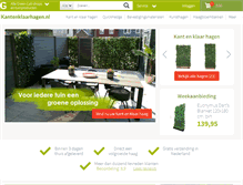 Tablet Screenshot of kantenklaarhagen.nl